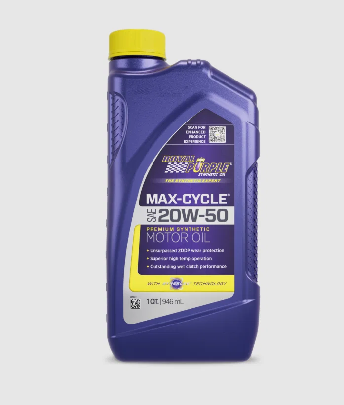 01316 – ROYAL PURPLE Oil, SAE 20W-50 Synthetic 1 Quart Bottle Single Motorcycle Oil